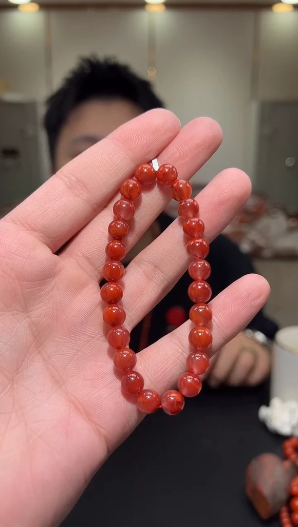 【闪购商品】南红玛瑙手链未镶嵌8mm/yz01645多样性发货