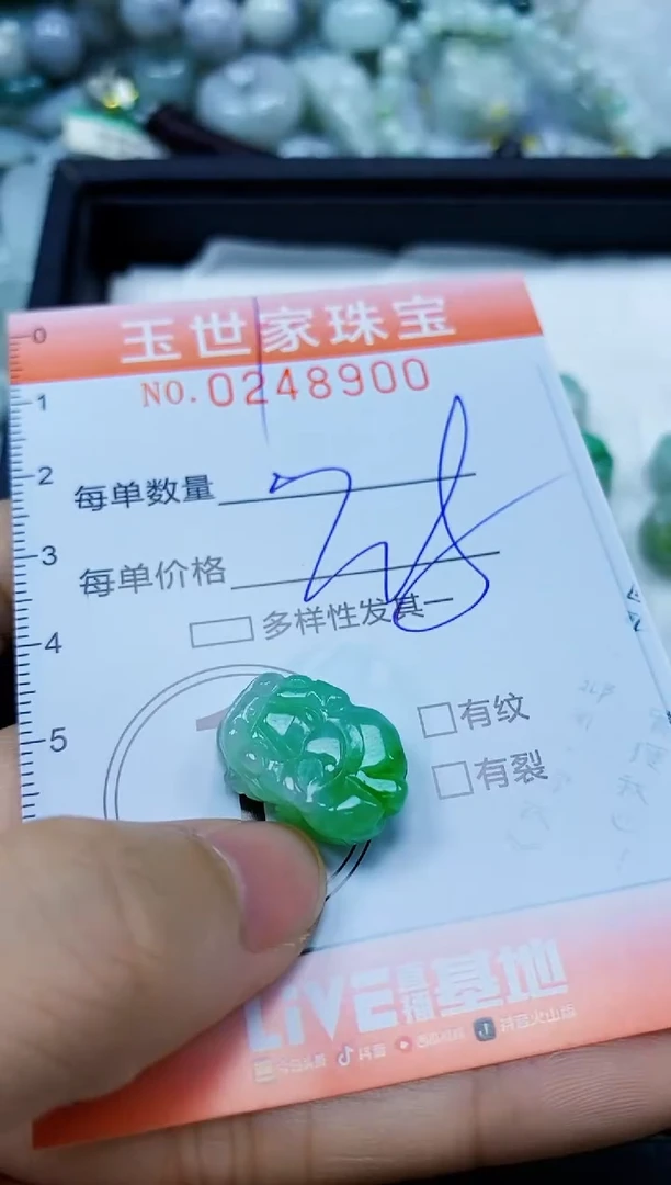 翡翠未镶嵌颈饰闪购0248900