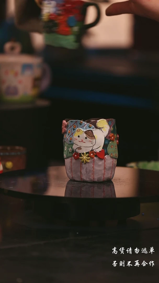 陶瓷景德镇可爱设计师款陶瓷