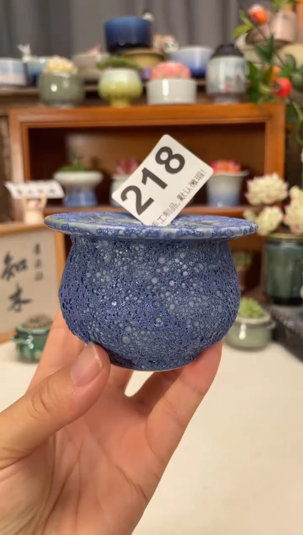 瓷片218知木小芳花盆