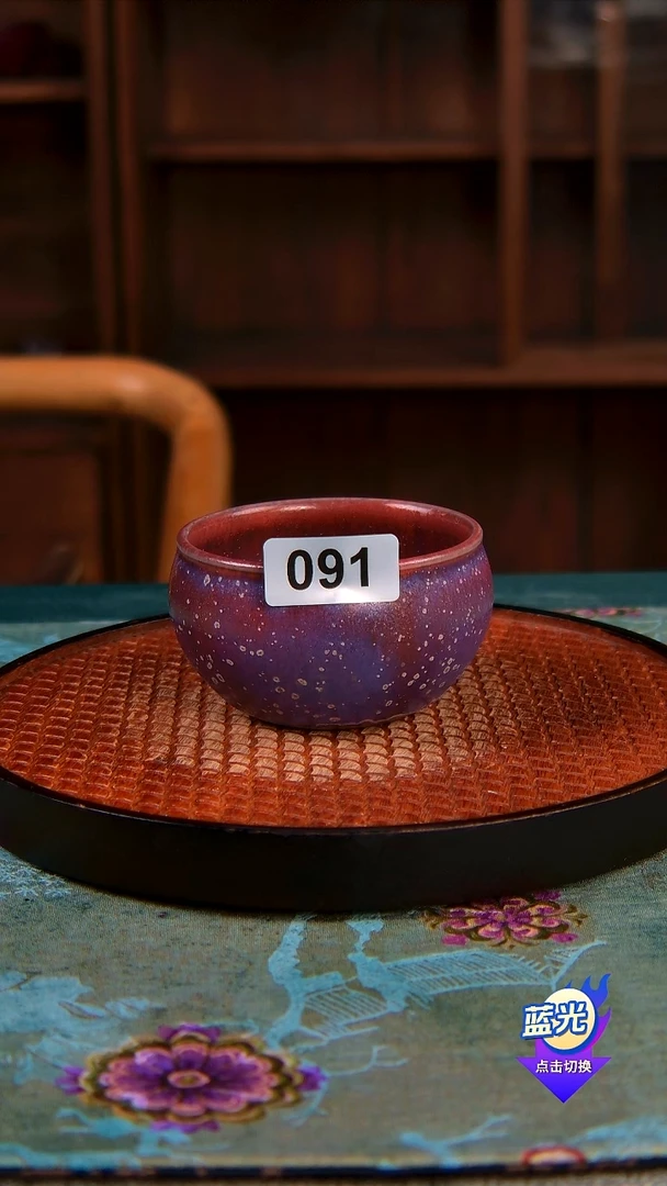 高端茶器-（鸡窝小窑）孤品级-梁青杨炭烧茶盏-珍藏版