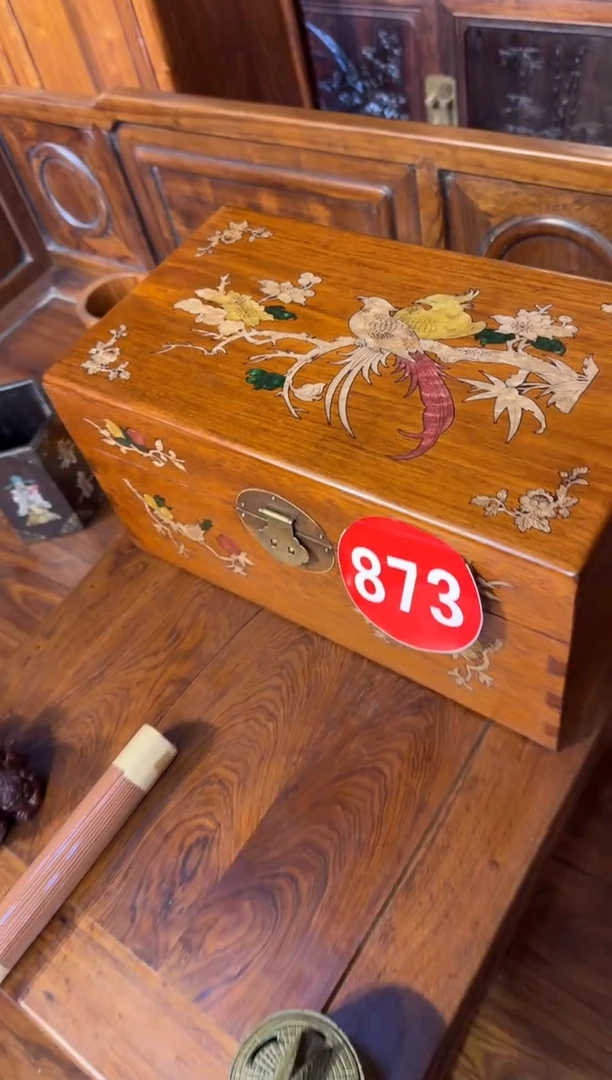 木黄花梨40凤凰翻盖箱428.888