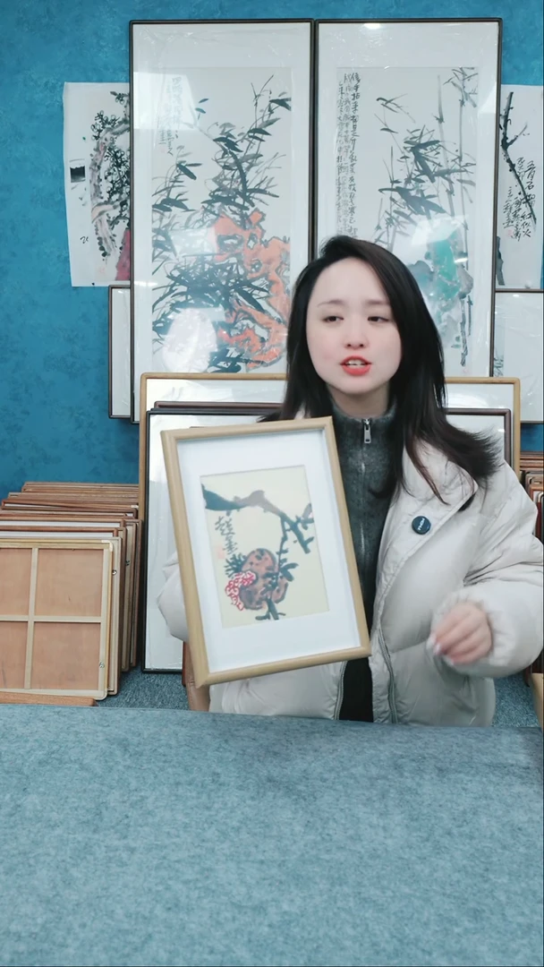 【闪购商品】国画10寸本土老师木质摆台