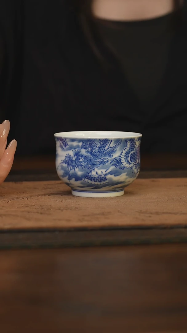 杯柴窑青花破价福利