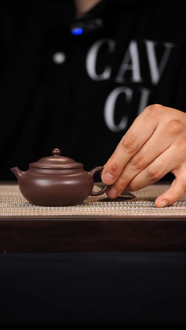 茶杯紫砂【央广非遗】清歌紫泥紫砂壶