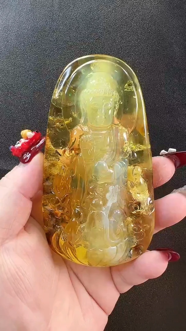 【闪购商品】琥珀颈饰未镶嵌吊坠