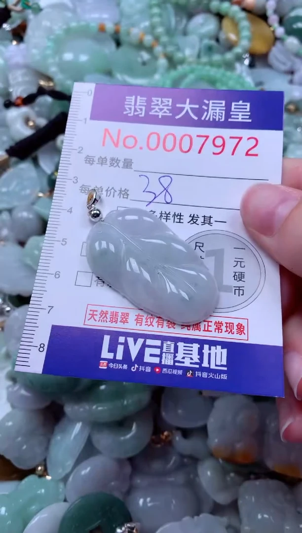 吊坠(不含链)未镶嵌翡翠7972