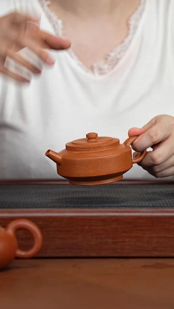 茶壶紫砂金降坡周盘