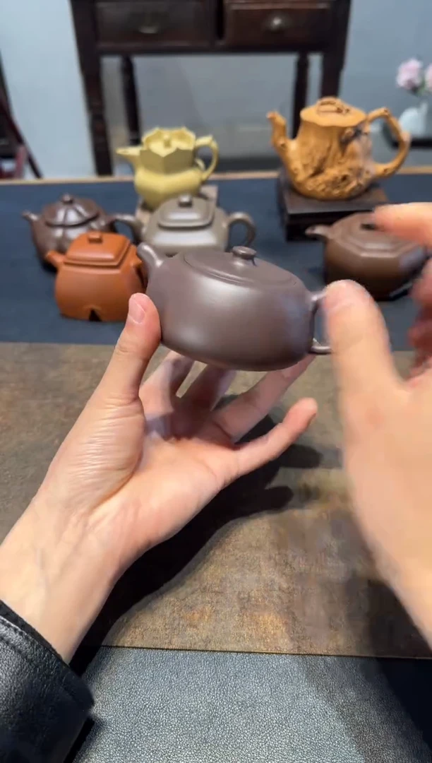 茶壶紫砂余井栏紫砂壶