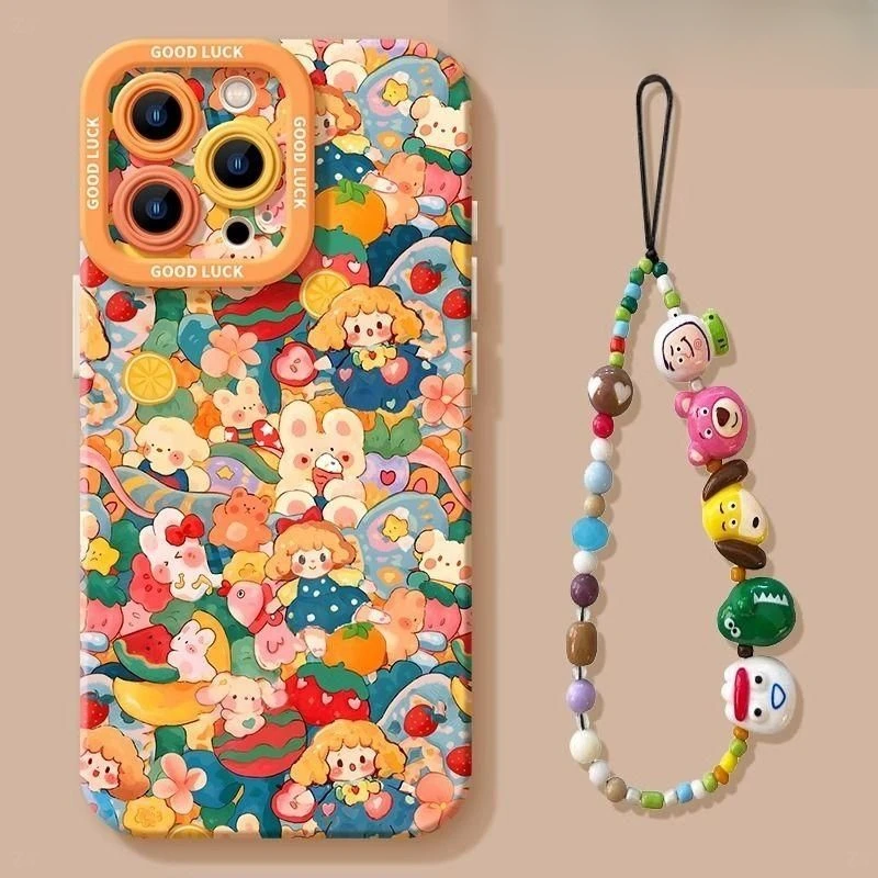 适用苹果16Promax手机壳趣味14多巴胺小兔iphone13可爱15plus时尚