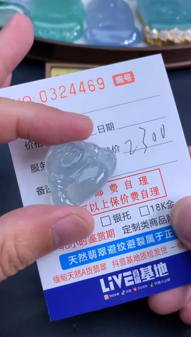 翡翠未镶嵌颈饰天然A货翡翠