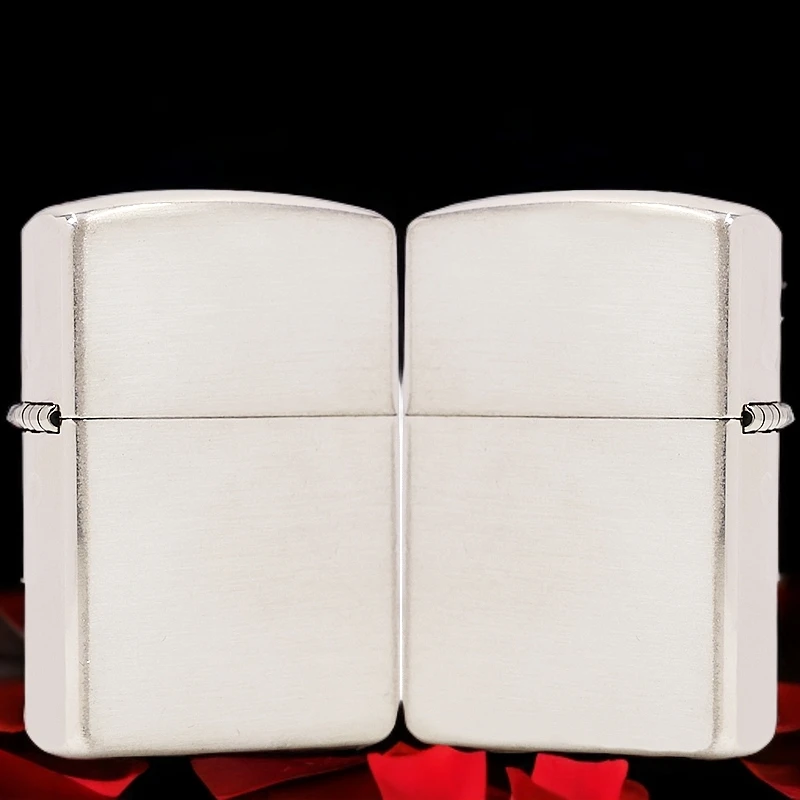 ZIPPO/之宝打火机S925【银盔甲】原装正品煤油机MBJ1