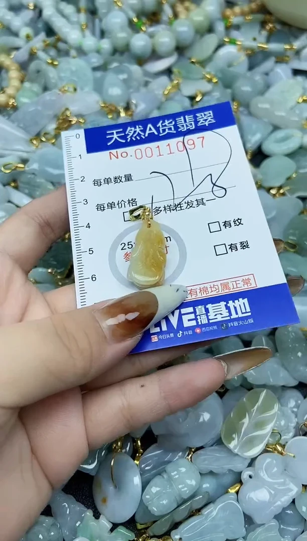 【闪购商品】翡翠颈饰未镶嵌天然A货翡翠