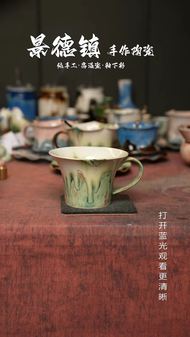 原创景德镇手工高温陶瓷855