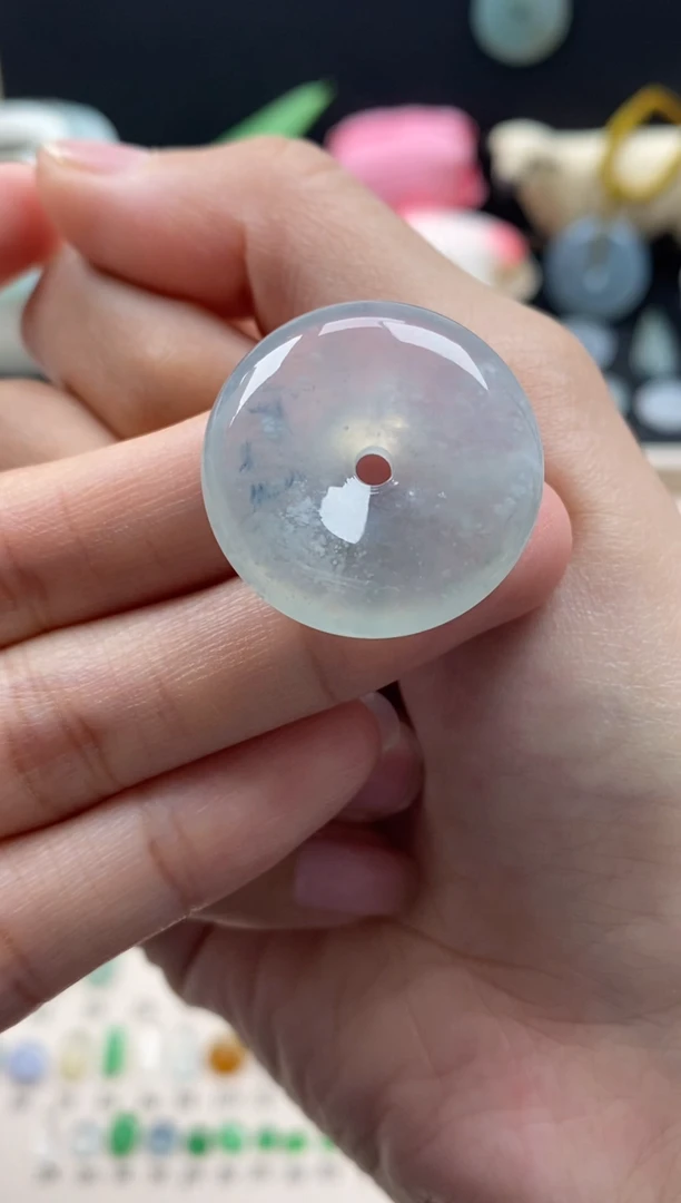 【闪购商品】翡翠颈饰未镶嵌翡翠冰种平安扣