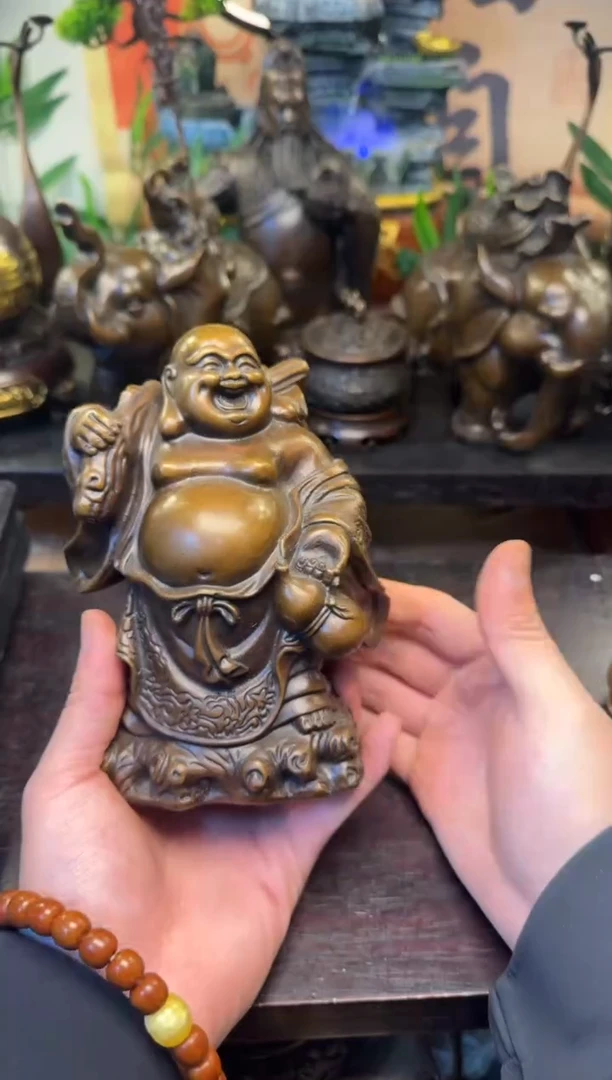 潼潼古铜只卖真铜！（大肚弥勒）