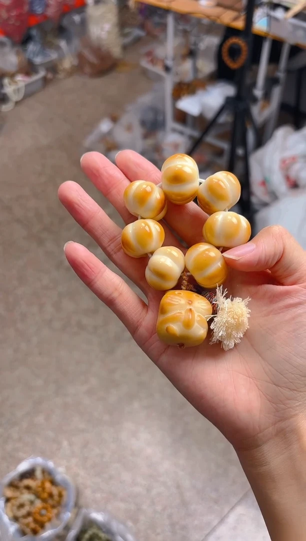 吊坠菩提根/象牙果新款南瓜手捻