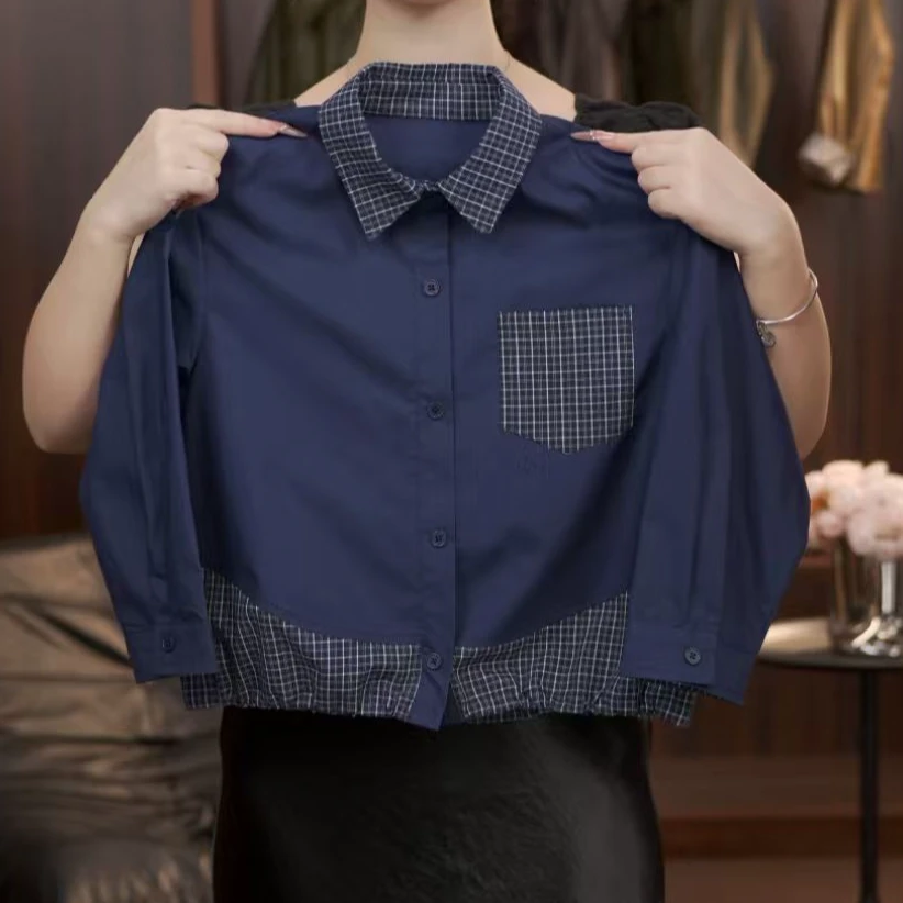 【1%】2025秋季新款长袖休闲纯棉衬衫原版设计款
