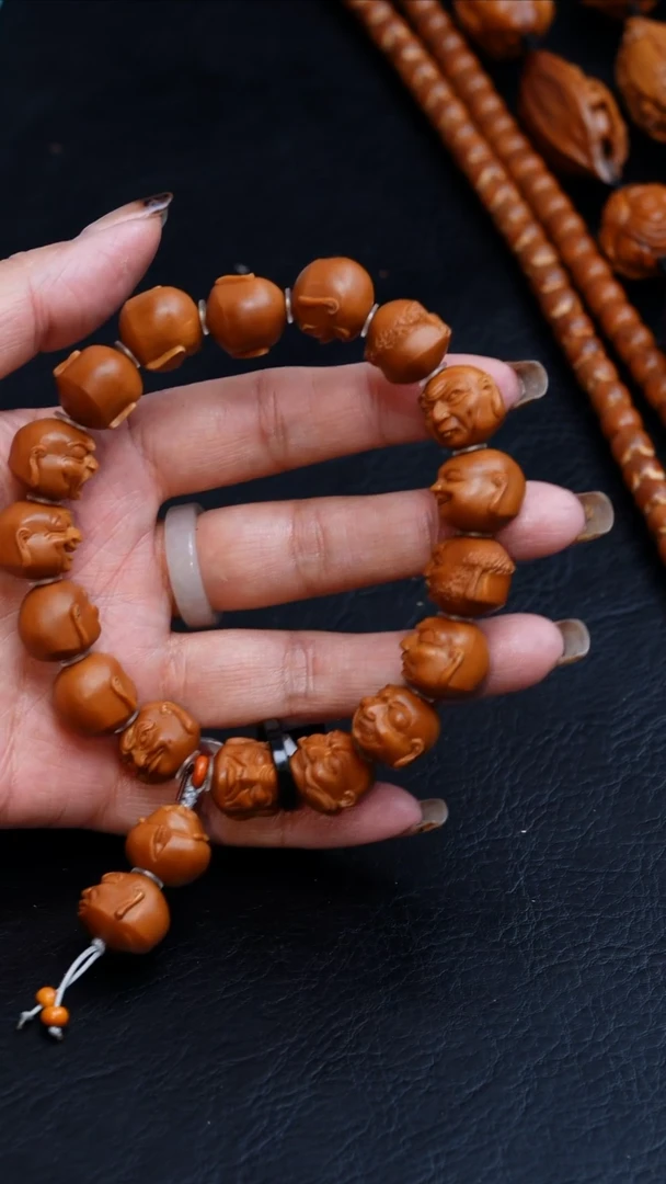 橄榄核吊坠16十八罗汉