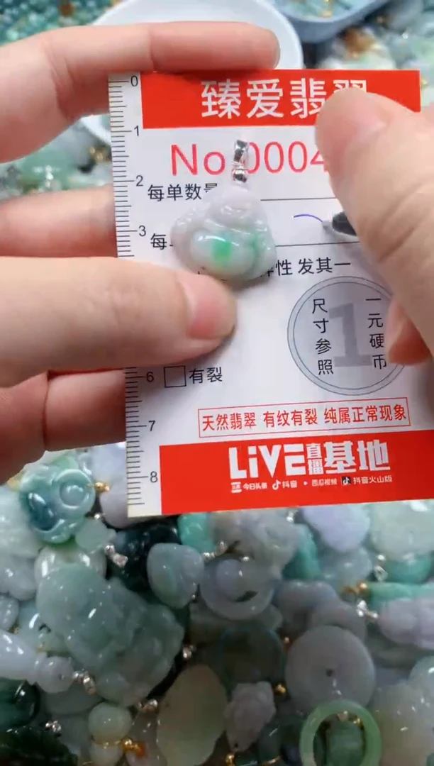 翡翠未镶嵌吊坠(不含链)4489