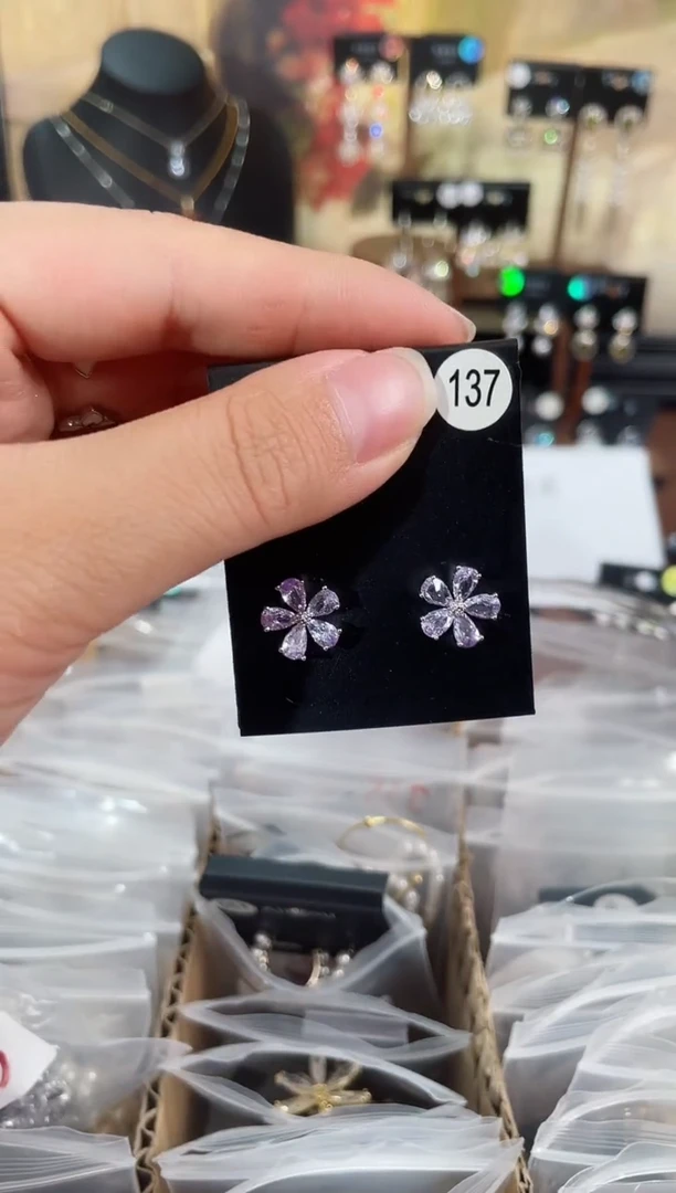 铜合金合成立方氧化锆925银豆137