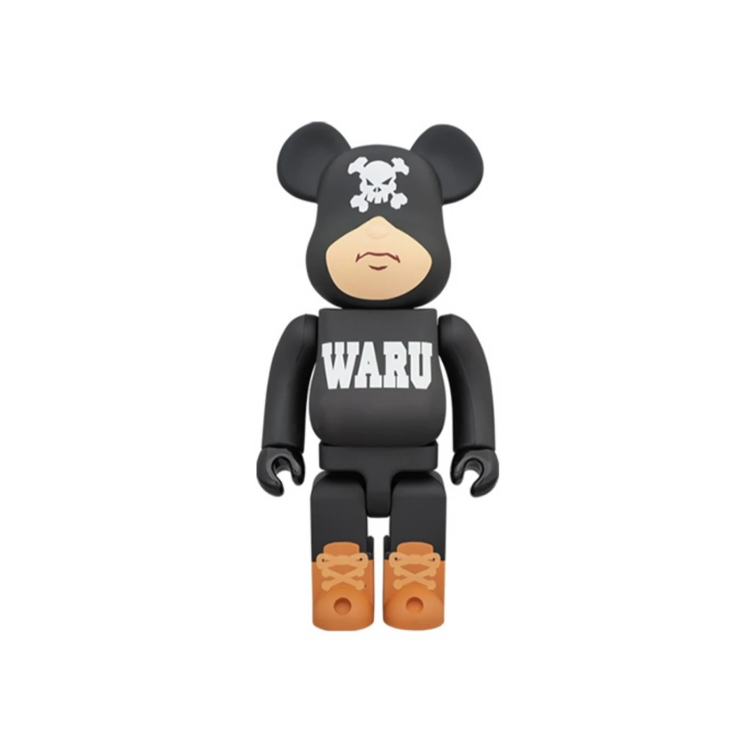 【白】bearbrick 积木熊 东京暴走 waru 400%