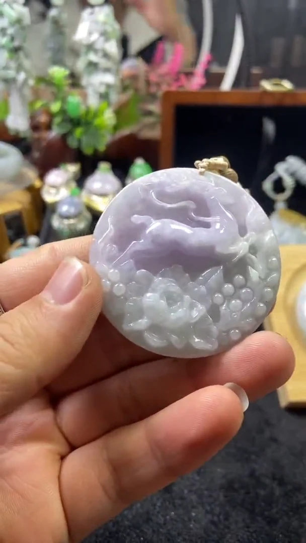 颈饰未镶嵌翡翠缅甸天然A货翡翠