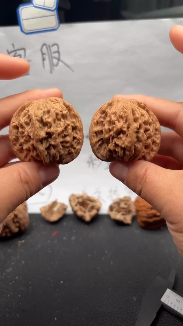 把件文玩核桃308虎头