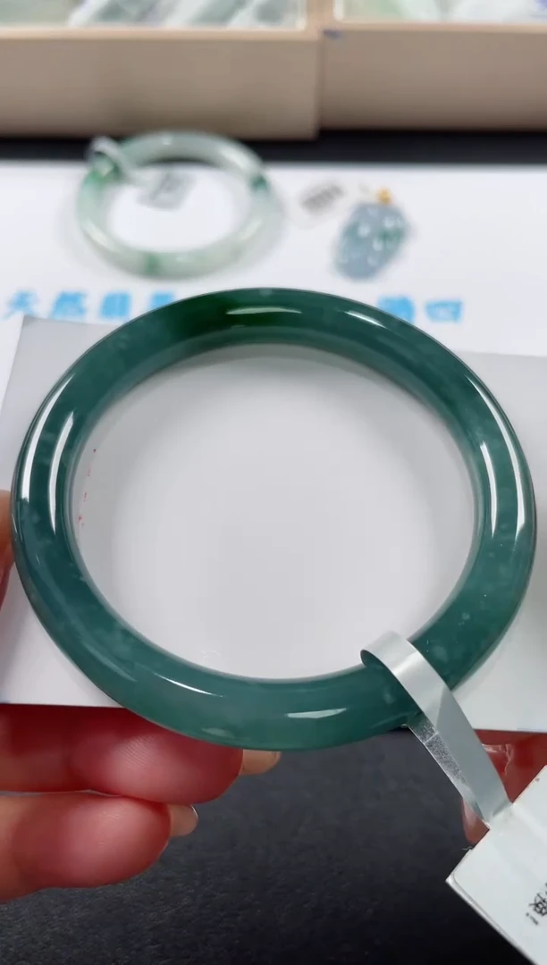 未镶嵌手镯翡翠基地发货H 3777  57+