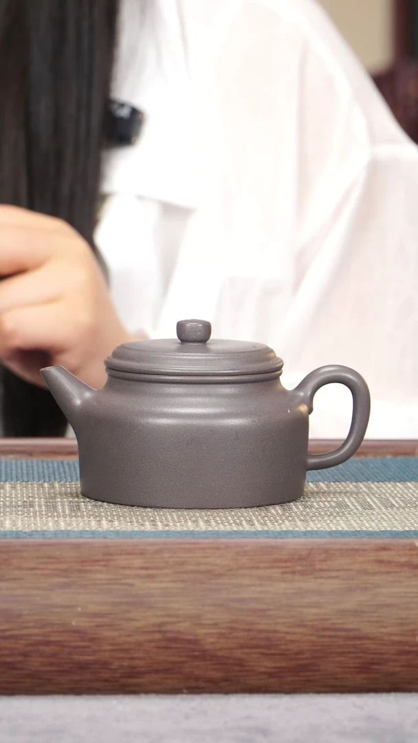 茶壶紫砂天青泥 剑流德钟