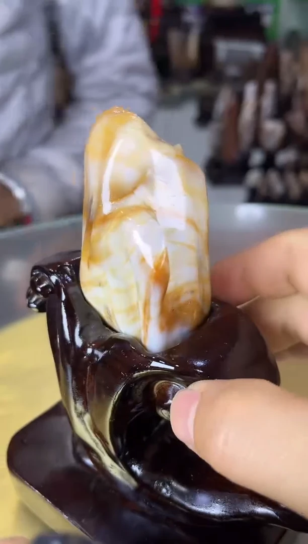 未镶嵌珠宝奇石硅化玉缅甸天然树化玉摆件