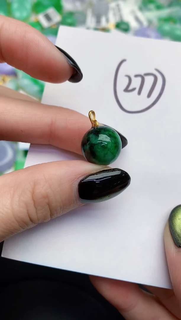 【闪购商品】翡翠颈饰18K金镶嵌000000000