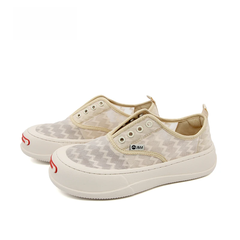 夏款新款爆款透气网面女款平底鞋乐福鞋87631W