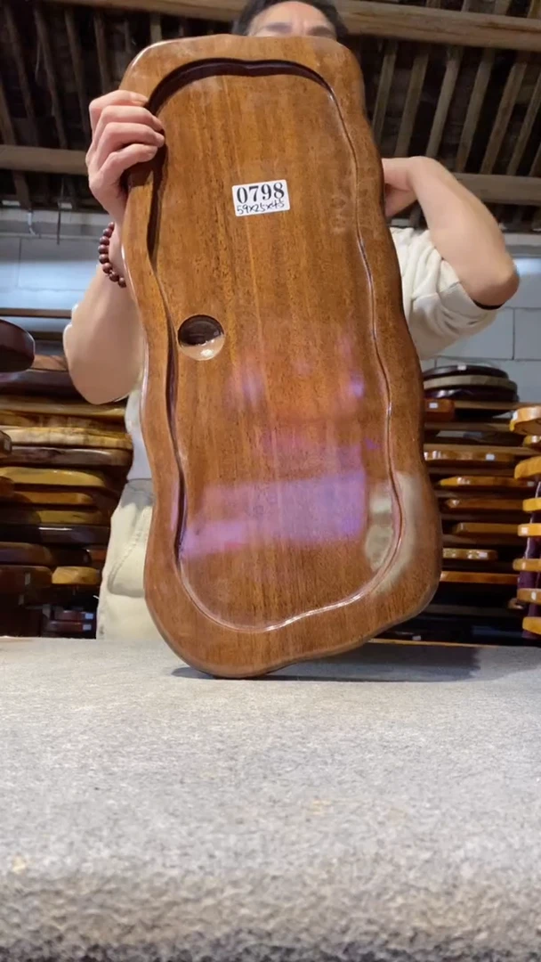 实木茶盘 一物一拍（不含配件）