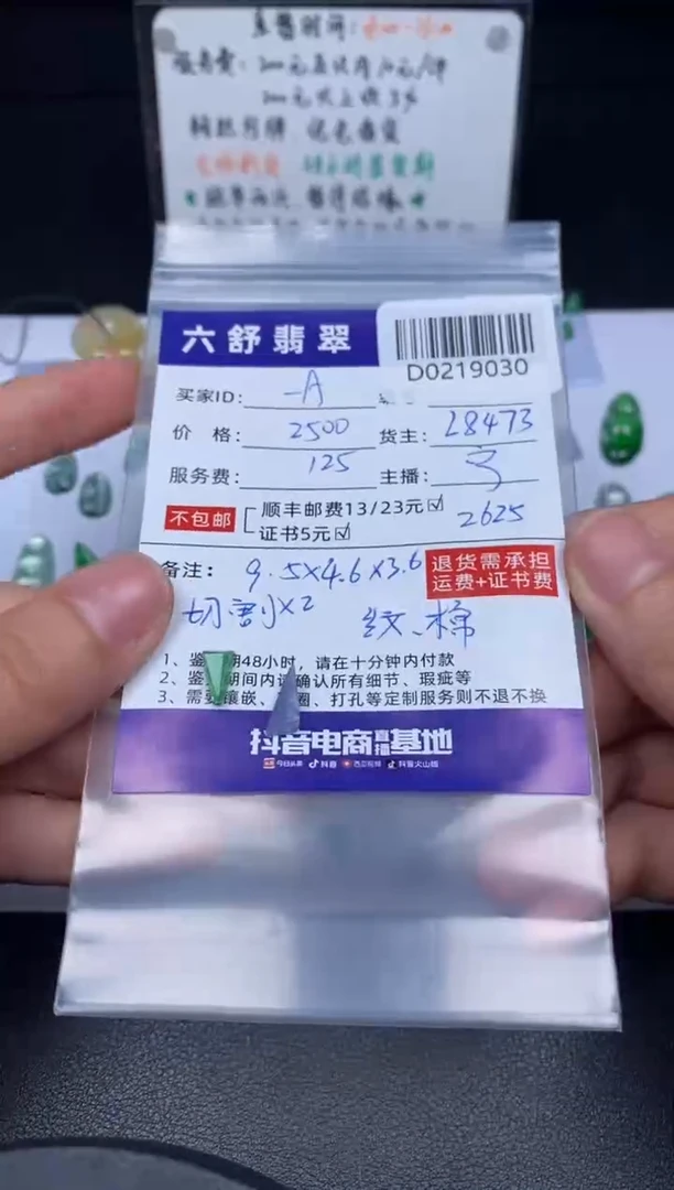 【闪购商品】翡翠吊坠(不含链)未镶嵌D0219030