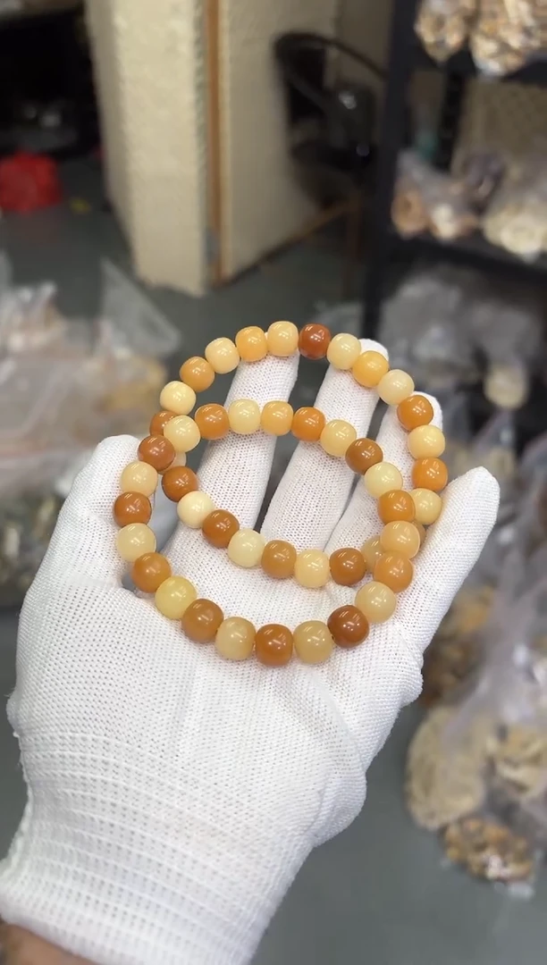 【闪购商品】菩提根/象牙果手串8*9单圈麻子（810）