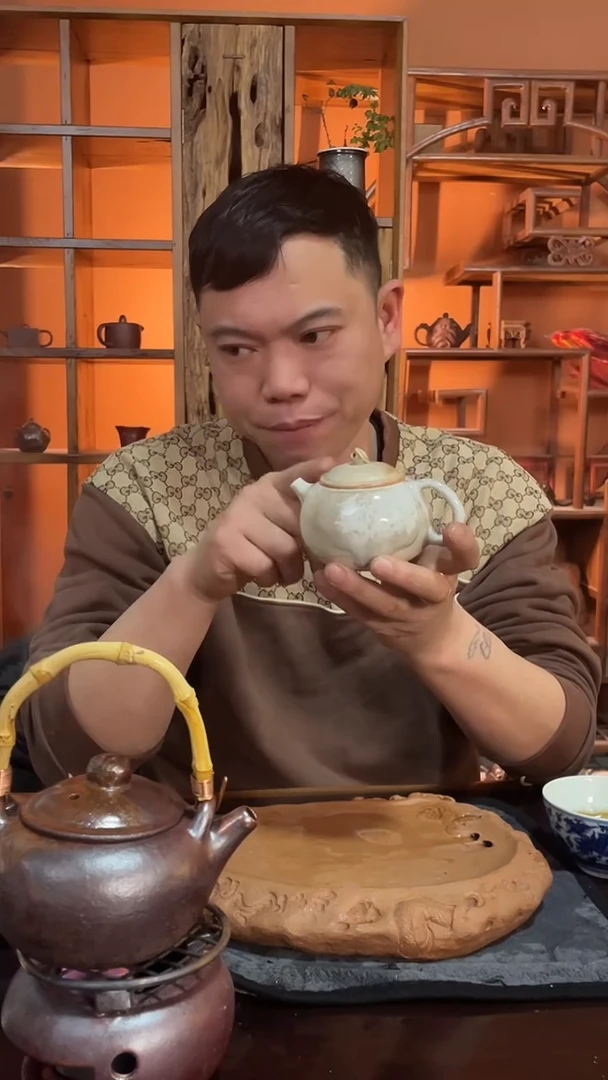 【闪购商品】紫砂全手工白泥西施