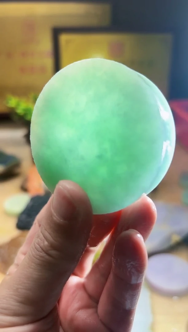 翡翠挂件未镶嵌A货张麦A270