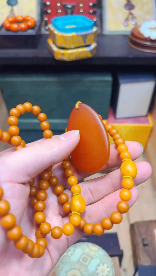 【闪购商品】蜜蜡裸石未镶嵌B瑞哥专属高端精品74