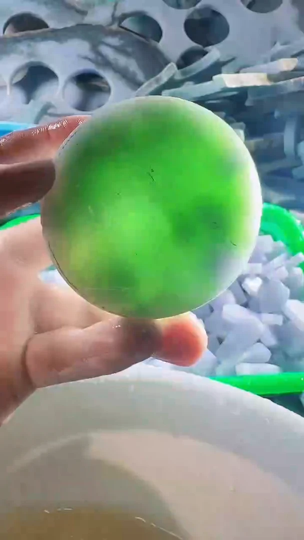 翡翠裸石缅甸翡翠A货文1649