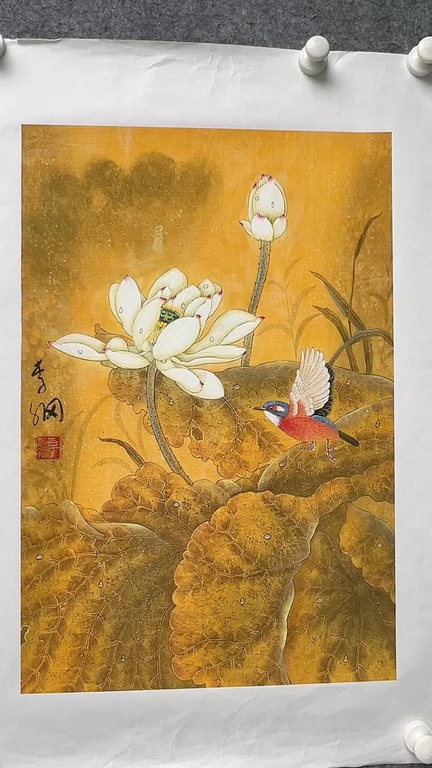 国画李纲-2.7平尺-花鸟国画