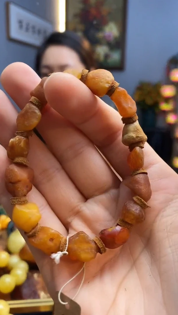 未镶嵌琥珀手串手串