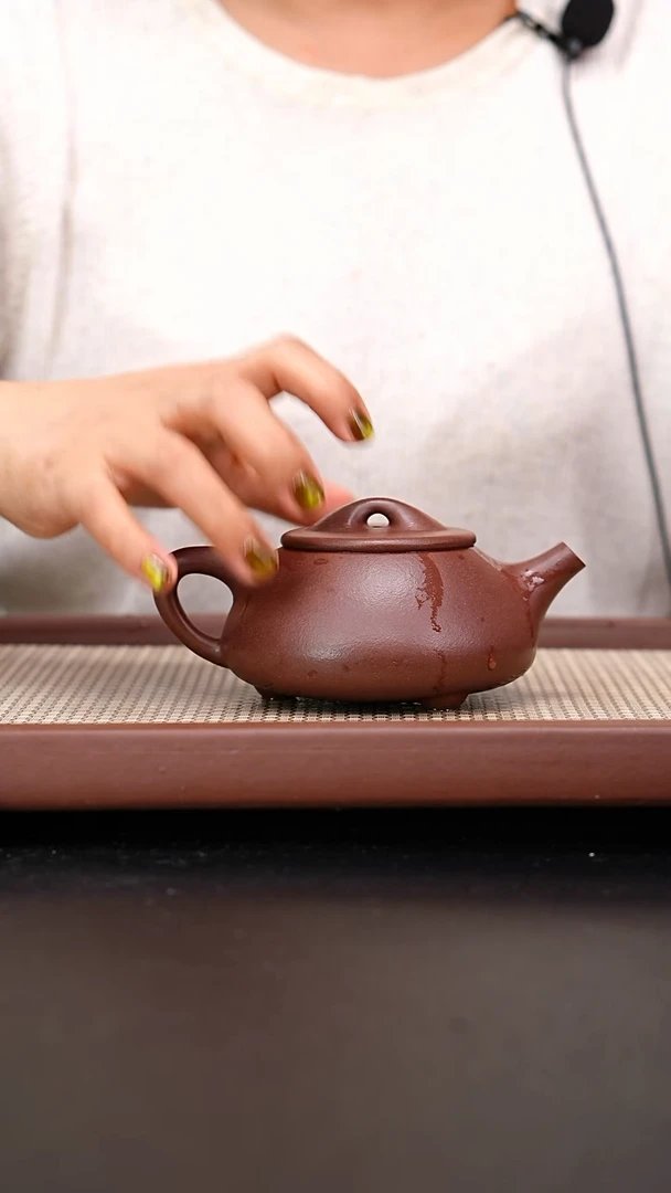 茶壶紫砂中槽青景舟石瓢