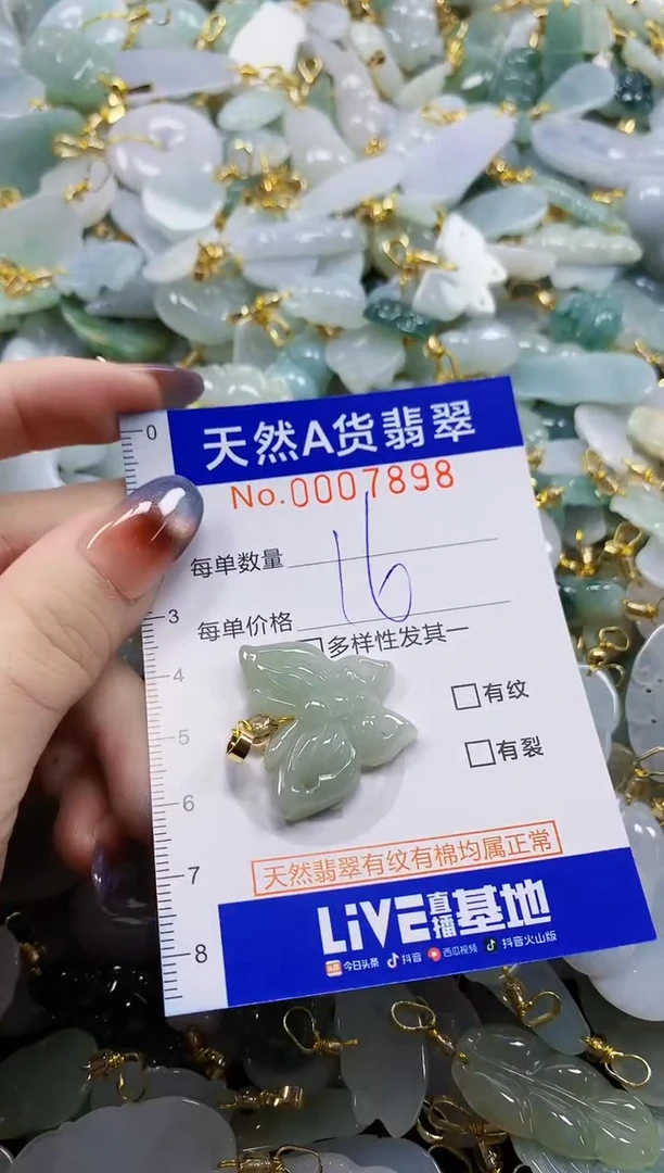 颈饰未镶嵌翡翠天然A货翡翠