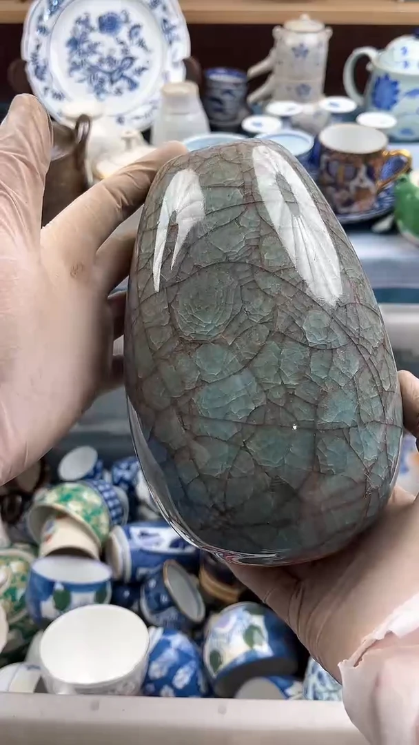瓷片英歌瓷器满19.9包邮