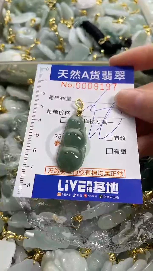 颈饰未镶嵌翡翠天然A货翡翠