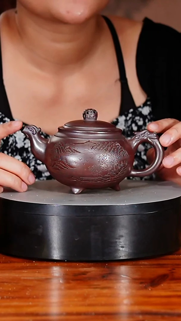 宜兴原矿紫砂壶茶壶350C