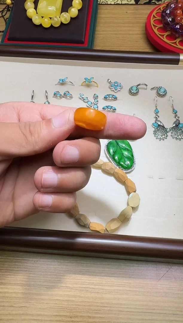琥珀颈饰未镶嵌桐*儿多样性发一件 613
