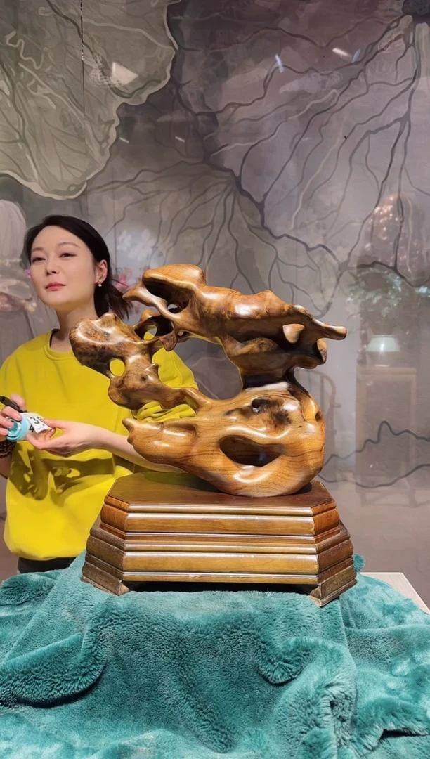 金丝楠金丝楠木小叶桢楠随形摆件36