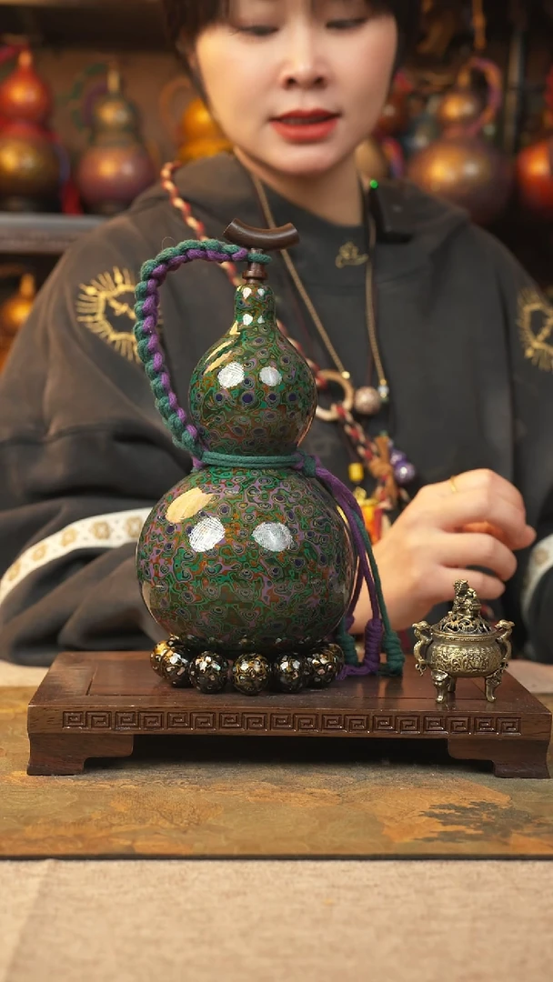 【闪购商品】348大漆葫芦一物一拍记葫堂出品